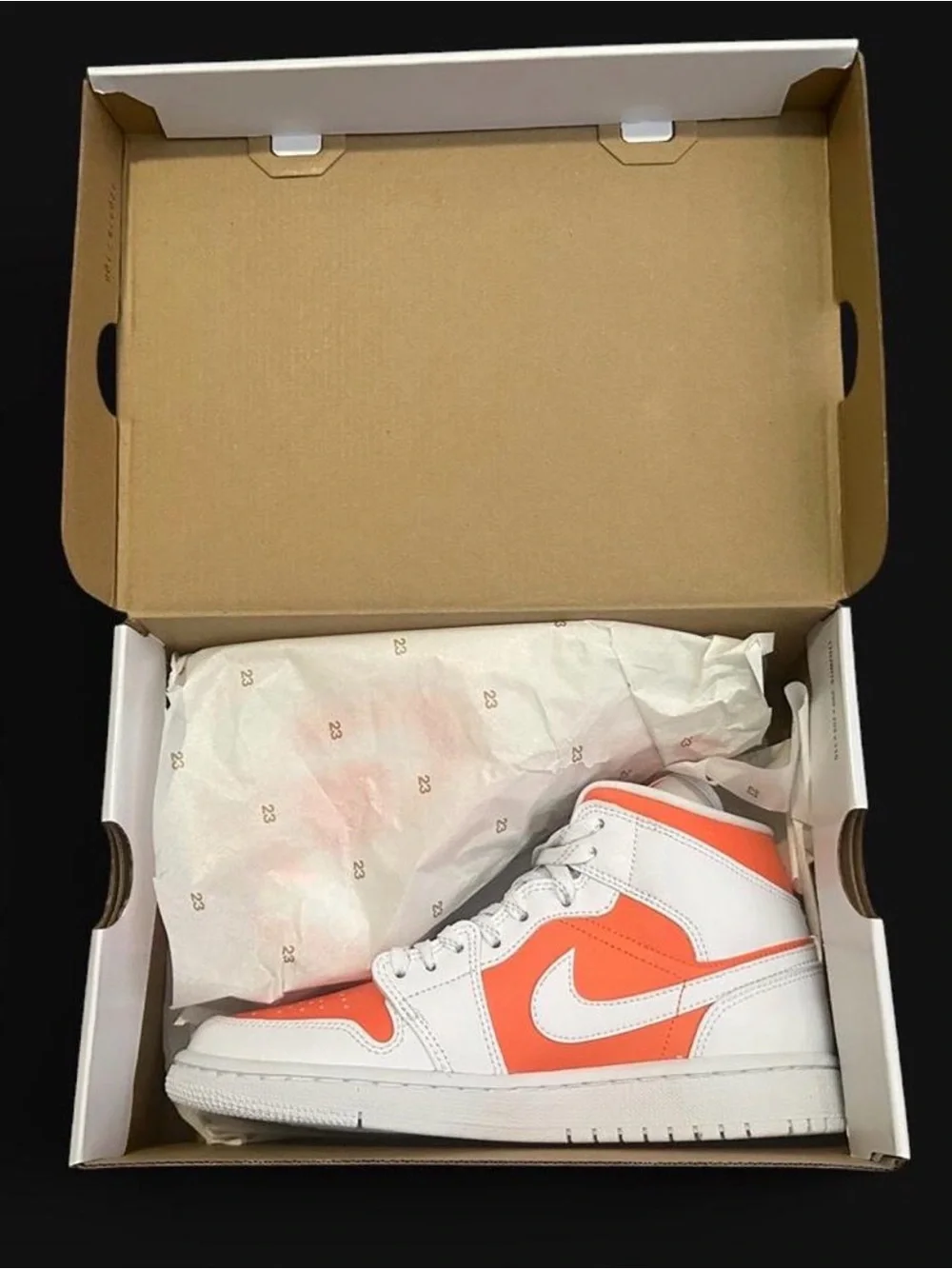 WOMENS AIR JORDAN 1 RETRO MID SE BRIGHT CITRUS SIZE 8W (MENS 6.5) NWT DEADSTOCK